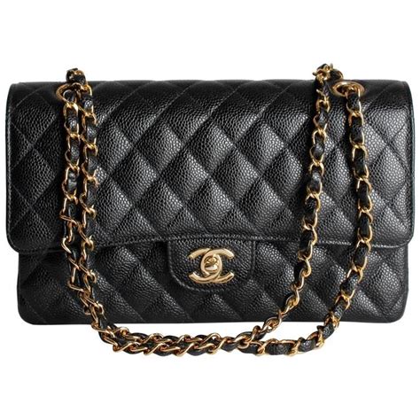 chanel classic caviar medium price|Classic Handbags .